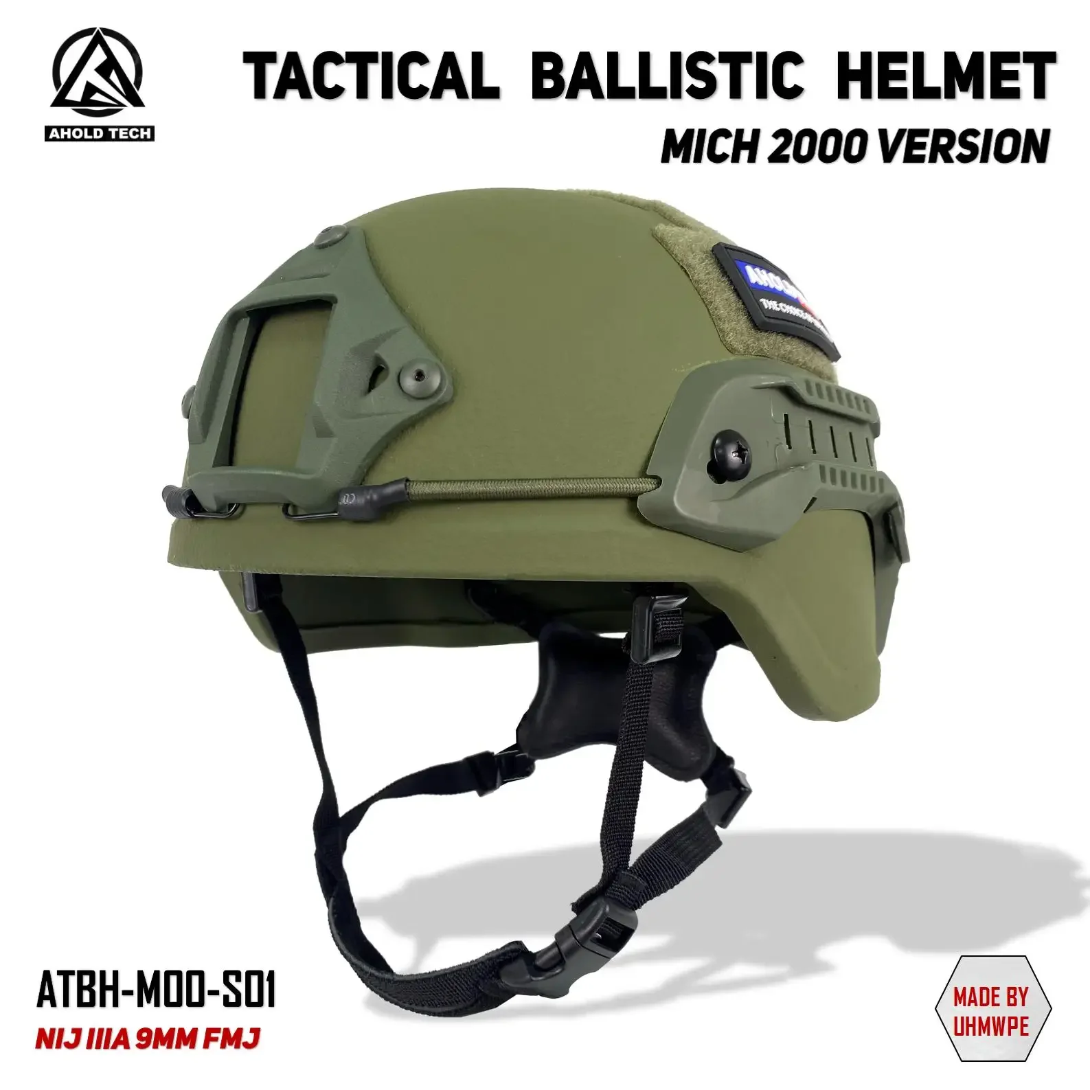 Версия Aholdtech MICH 2000 низкорезной тактический PE ISO NIJ IIIA 3A CAM FIT BOA Dial EPIC Liner