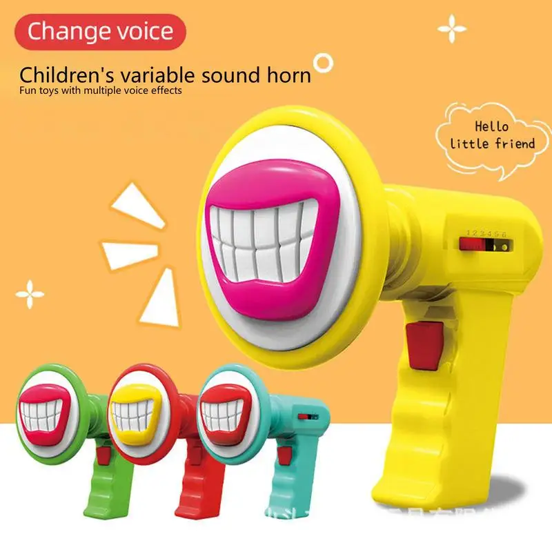 

Kids Voice Changer Megaphone Funny Toy Party Favor Novelty Cosplay Voice Modulator Spoof Microphone Megaphone Toy Birthday Gifts