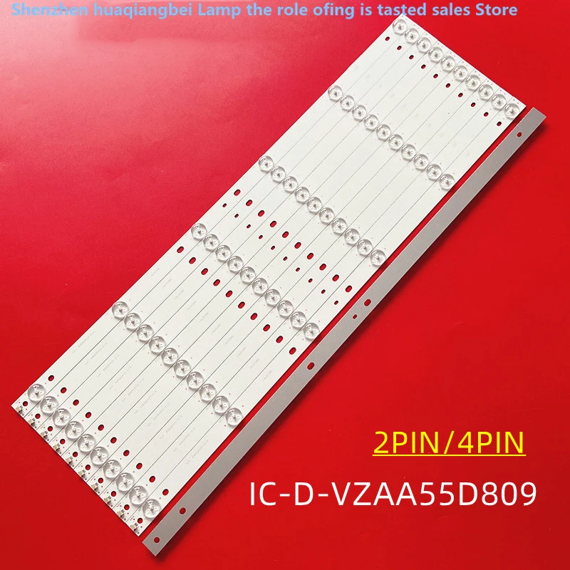 Фото 2PIN/4PIN для светодиодной ленты подсветки для Xiaomi L55M5-AZ/AD ТВ-светильник IC-D-VZAA55D809 MI55T20LB_10X5_MCPCB 0981010 AA102 №2