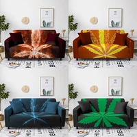 colorful maple leaves sofa covers living room decor anti dirty sectional corner elastic all inclusive armchair slipcovers cover