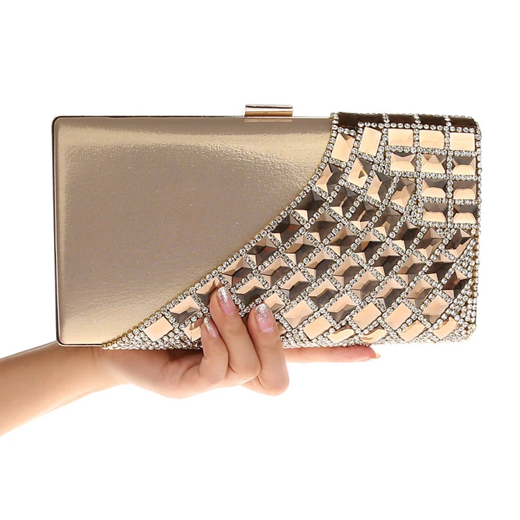 Luxury Rhinestone Dinner Will Be Wrapped With Diamond Inlaid Glass Women's Bag, The Bride Will Hold The Bag And Light Luxury Bag