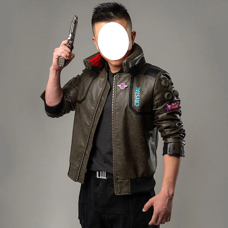 Мужской кожаный пиджак для косплея самурайского главного персонажа из игры в