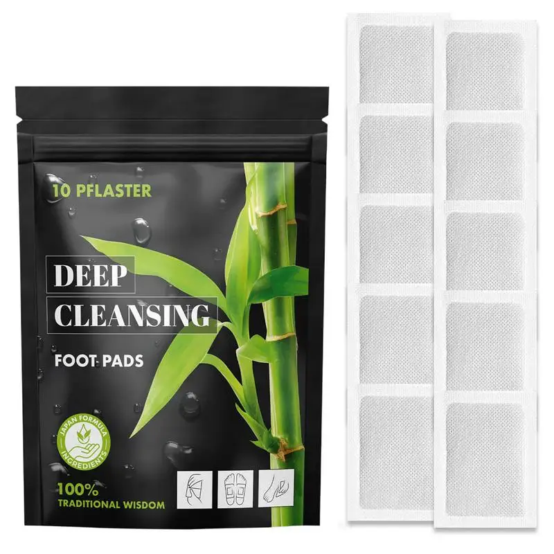 

Foot Pads Deep Cleansing Foot Pads For Stress Relief Better Sleep & Foot Care Organic Foot Patches With Bamboo Vinegar