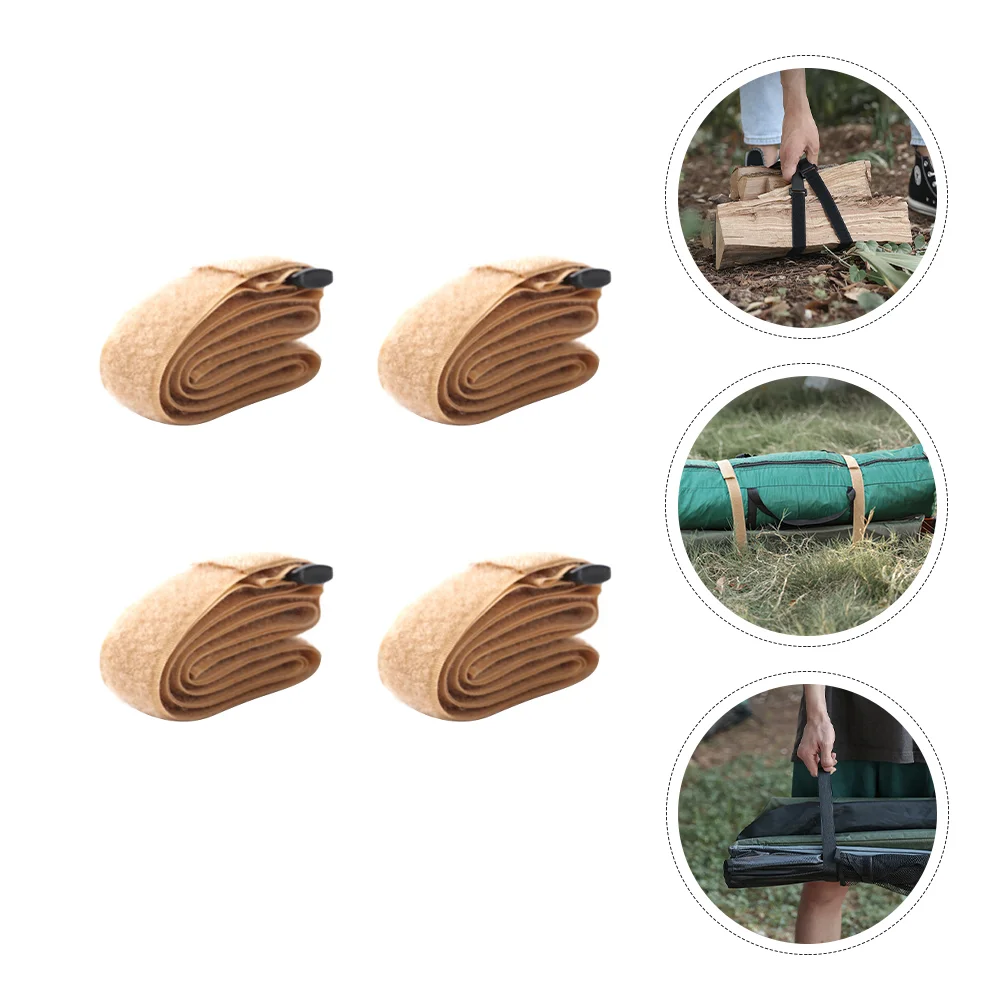 

4pcs Strap Practical Sturdy Lashing Straps Rope Strap for Outdoor Luggage
