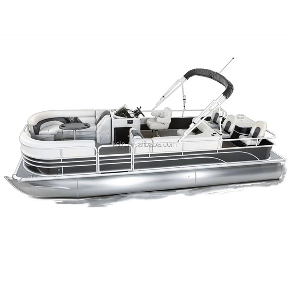 

22ft aluminum pontoon boat recreational activities luxury tritoon yacht for fishing /Cheap Aluminum pontoon boat triton boat