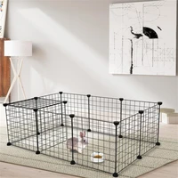12pcs pet playpen portable indoor metal wire diy expandable easy to assemble yard fence dog crate pet items accessories products