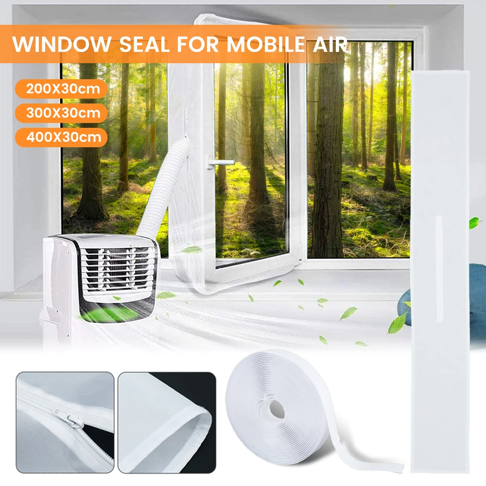 

Push Out Window Seal For Mobile Air Conditioners Airlock Sliding Window Seal Cloth White Windproof Cloth Home Decor