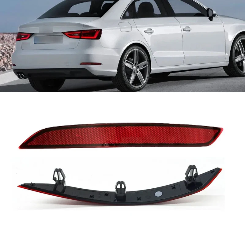 

Отражатель заднего бампера для Audi A3 Sedan 2017 2018 2019 2020 Предупреждающая световая полоса стоп-сигнала 8В 5945105 C 8V 5945106 C
