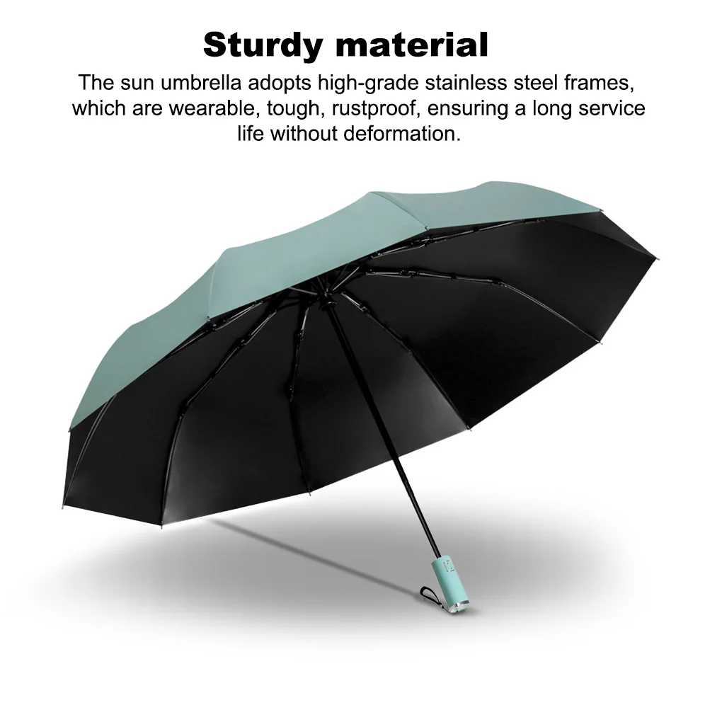 

Automatic Men Umbrella Folding Windproof Extra Large Business Style Parasol Anti-deformation Anti Rust Portable