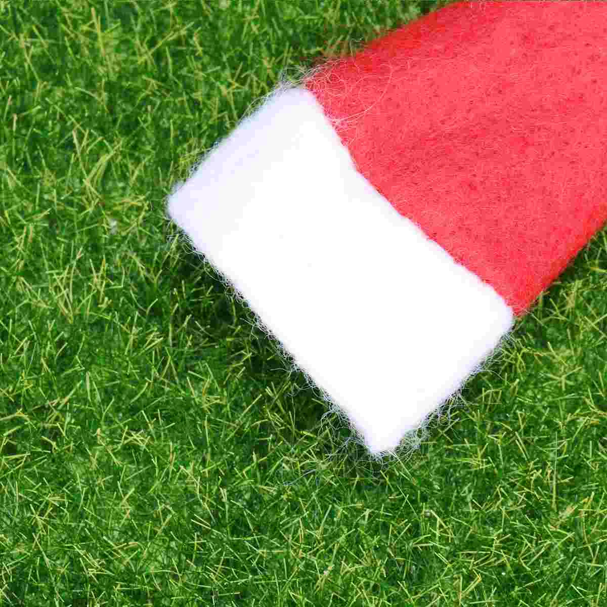 10 шт. миниатюрный держатель рождественская посуда сумка шапки леденец крышка от