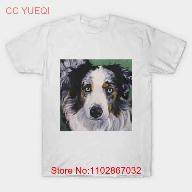 Футболка с австралийской овчаркой сделанная в Австралии S-5XL