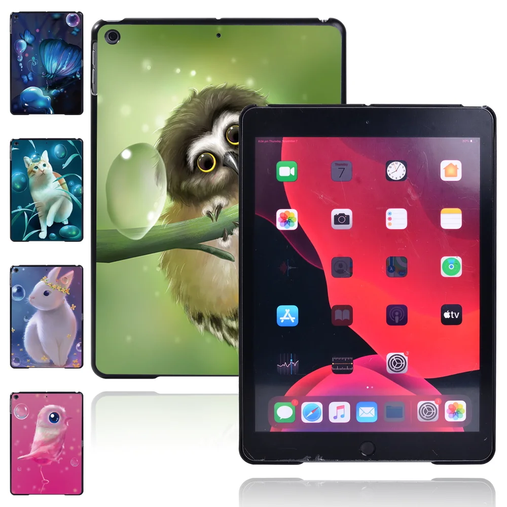 

Durable iPad Case for IPad 9th 8th 7th Gen 10.2"/6th 5th/Mini 1 2 3 4 5/Ipad 2 3 4 Tablet Hard Shell Cover with Animal Series