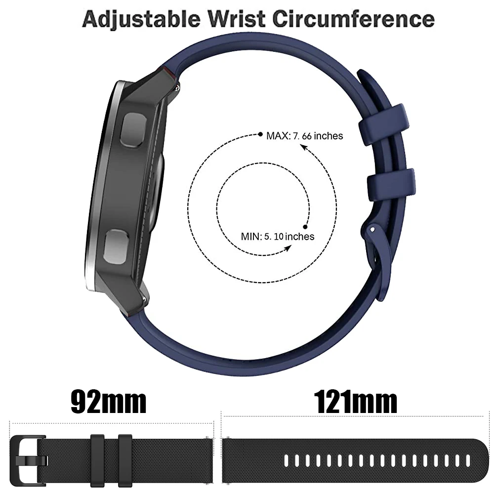 Fashion 16MM Belt for B57 Smartwatch strap Silicone Soft Band Quick Release Strap for Hero Strap 3 Replace Correa strap