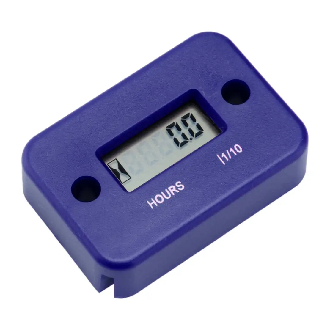 Синий цифровой ЖК-счетчик вибрации и часов счетчик двигателя подходит для