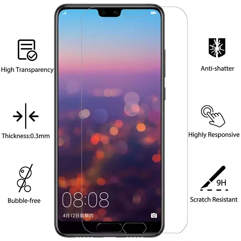 Защитное закаленное стекло для huawei p20 защитная пленка экрана huaweip20 p 20 20p huawey huwei hawei