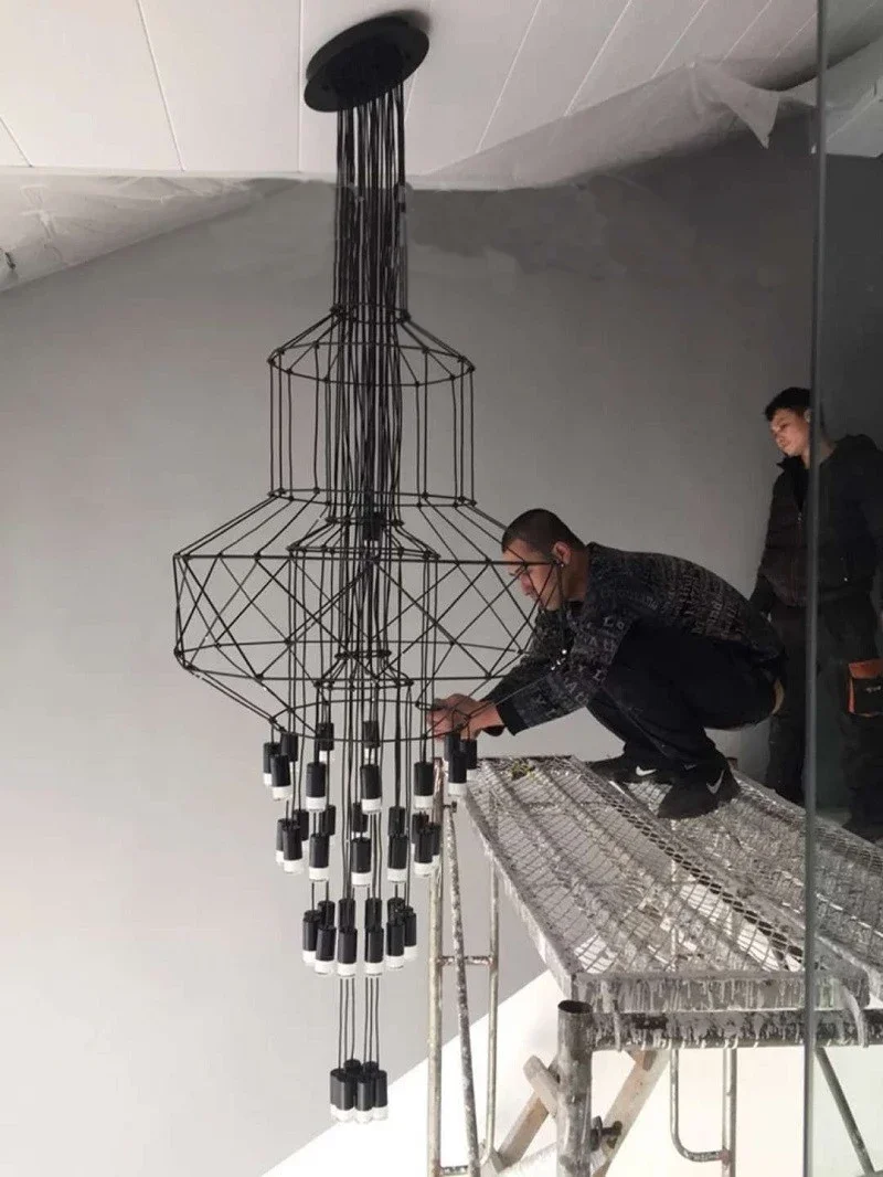 Современная люстра для салона кухня гостиная столовая вестибюль лестница