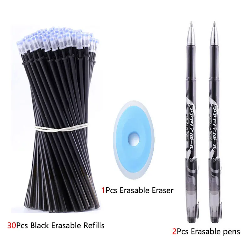 Набор стираемых гелевых ручек 33 шт. стержень 0 5 мм моющаяся ручка Волшебная