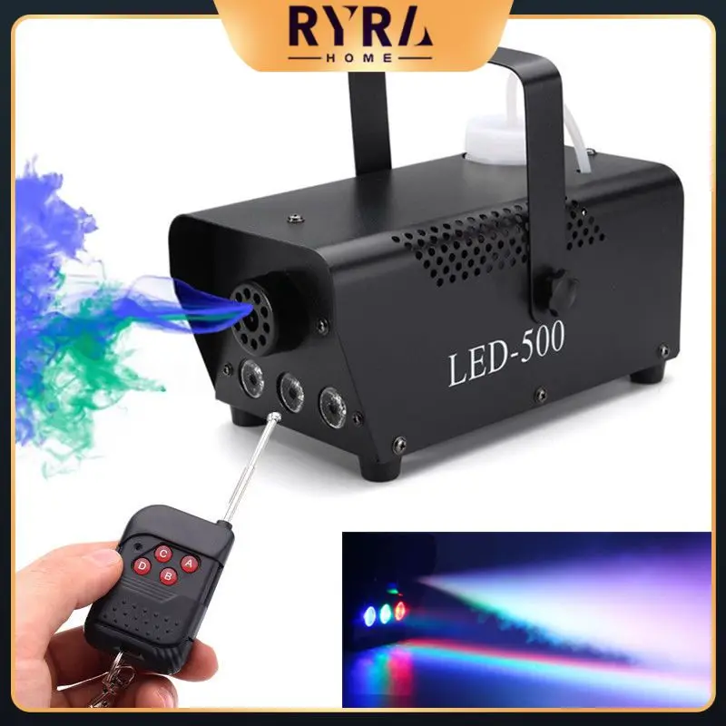 

Remote Control LED Fog Smoke Machine RGB Color Smoke Ejector LED DJ Party Bar Stage Light Smoke Thrower Stage Effects Controller