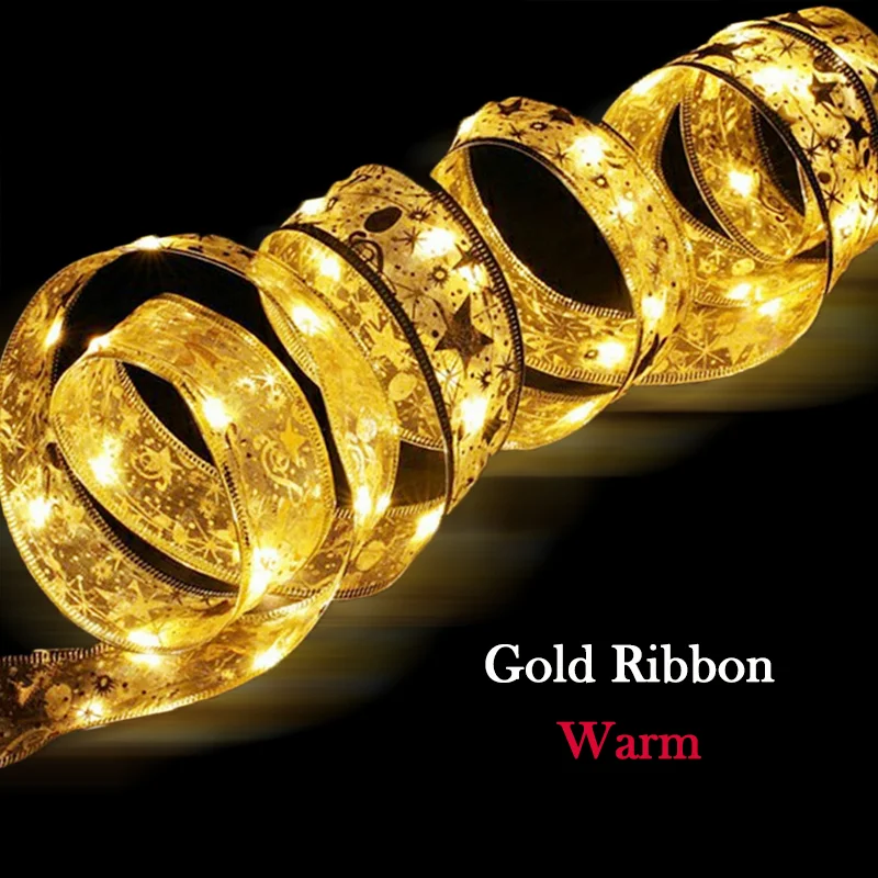 

Рождественская светодиодная лента 1 метр серебристого цвета