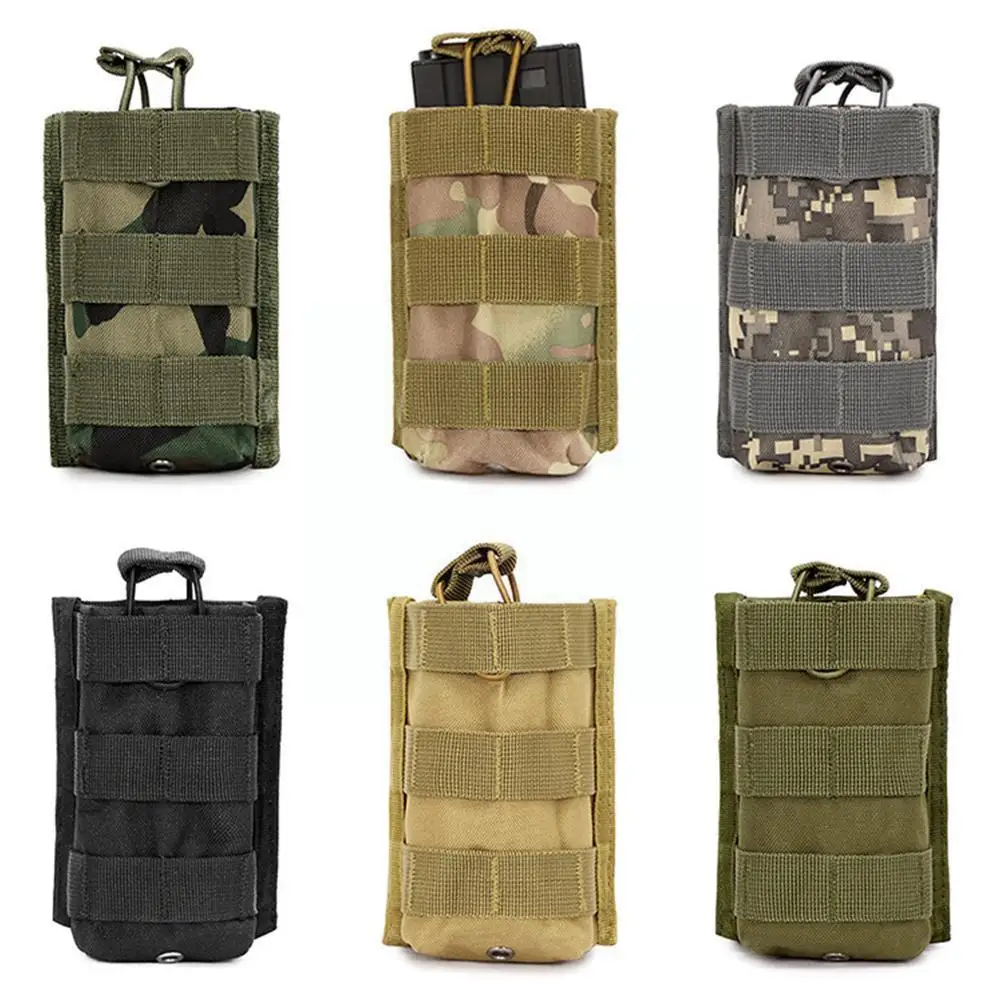 

outdoors Military Radio Walkie Talkie Holder Bag Pouch Bag Pouch Hunting Pendant Tactical Magazine Pocket Sports O0M2