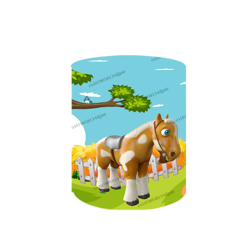 Фон для фотографирования детей круглый детский день рождения украшение