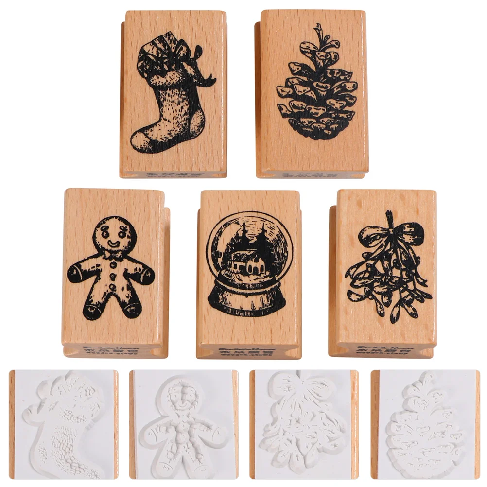 

5pcs Delicate Creative Funny Stamper Children Stamper Seal Stamps for Indoor School