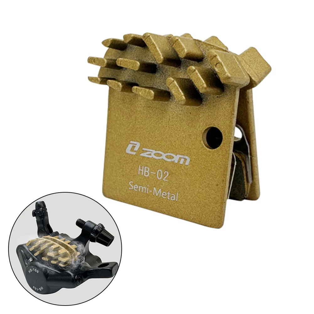 

1pair MTB Bicycle Radiating Disc Brake Pads Hydraulic Disc Aluminum Copper Base Brake Pads For ZOOM Cycling Bike Part