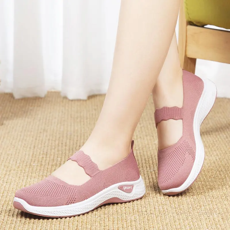 

Женские черные спортивные туфли для бега, тенниса, бега, Стильная Спортивная обувь на высокой платформе, спортивные кроссовки, носки, женски...