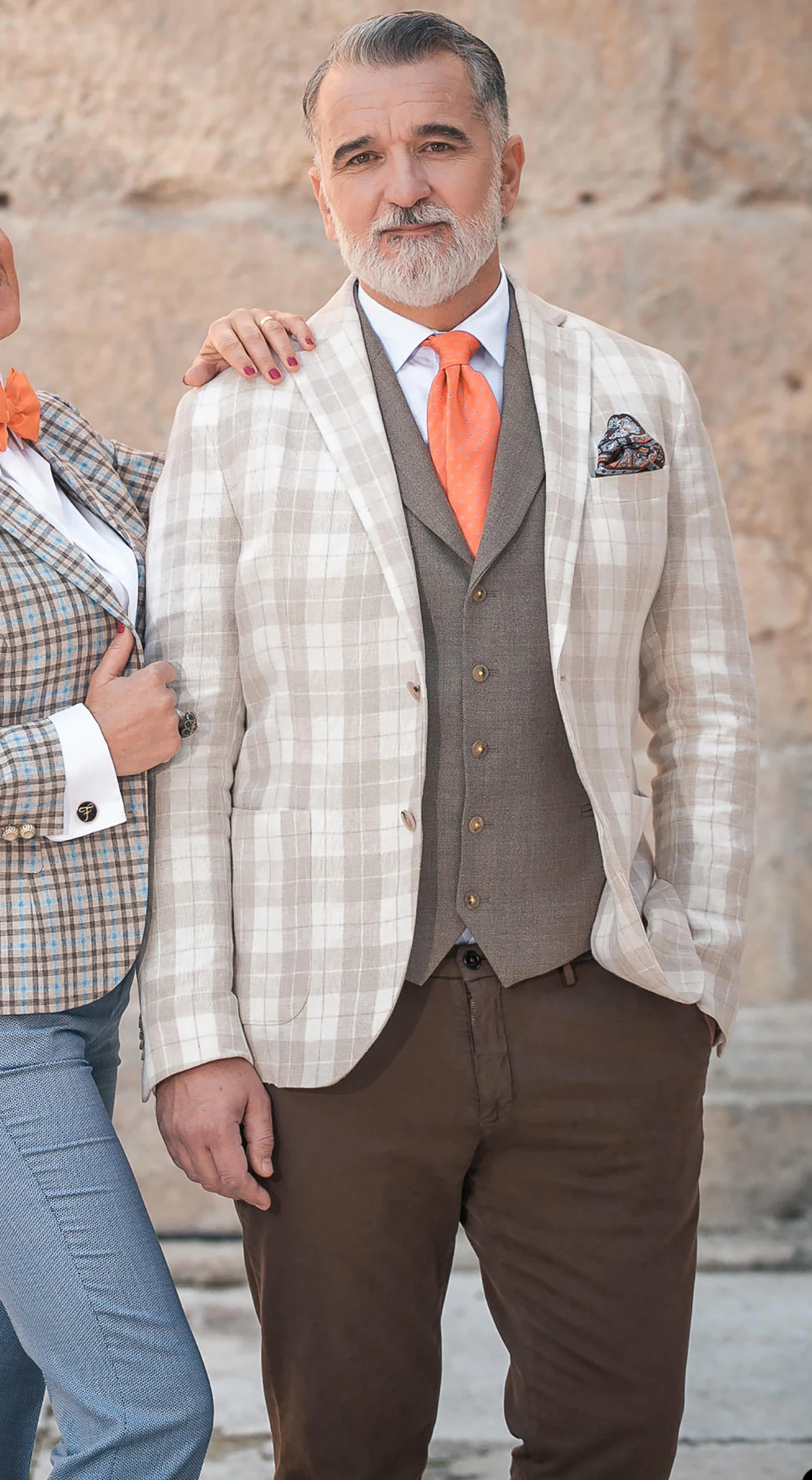 Рисунок 3 - Костюм мужской клетчатый