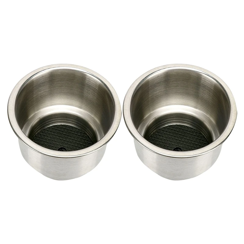

2Pcs Yacht Accessories Anti-Corrosion Stainless Steel Cup Drink Holder With Drain Marine Boat Camper Yacht For Rv