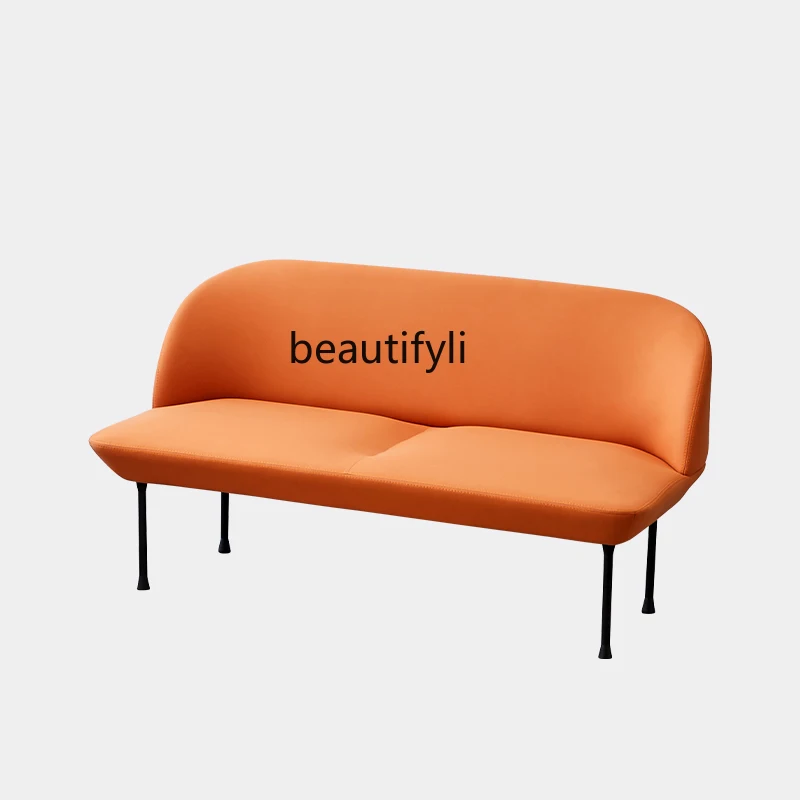 

yj Nordic Modern Minimalist Designer Apartment Double Sofa Small Apartment B & B Clothing Store Light Luxury Sofa