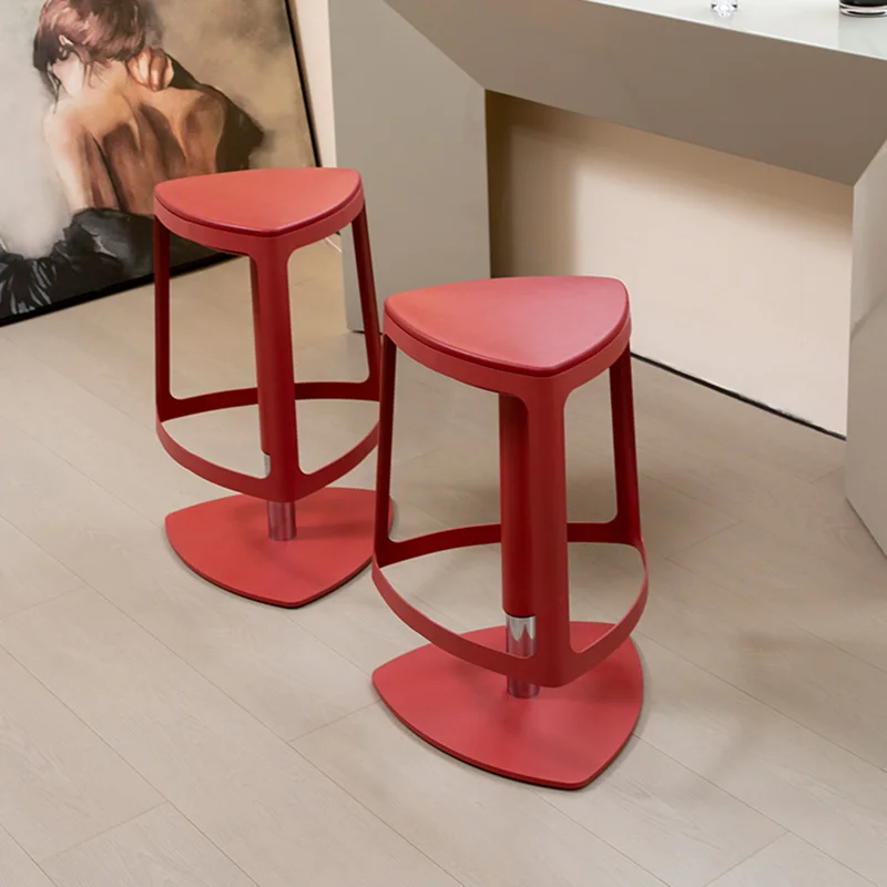 Регулируемый барный стул европейские современные красные барные стулья стойка