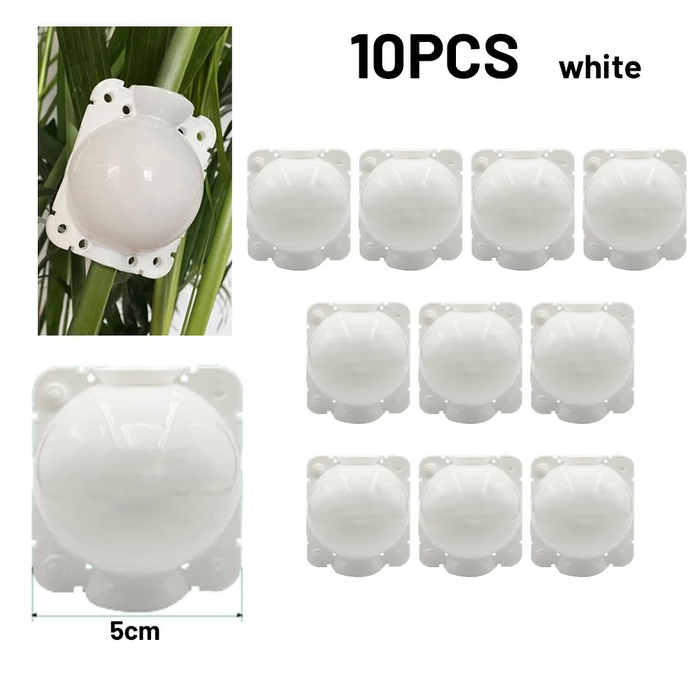 

10PCS Reusable Plant Grafting Box Growing Ball Rooting Equipment High Pressure Propagation Ball Garden Graft Box Case 5CM 8CM