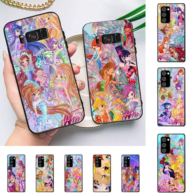 

Girl Winx Catoon Clubs Phone Case for Samsung J 2 3 4 5 6 7 8 prime plus 2018 2017 2016 core