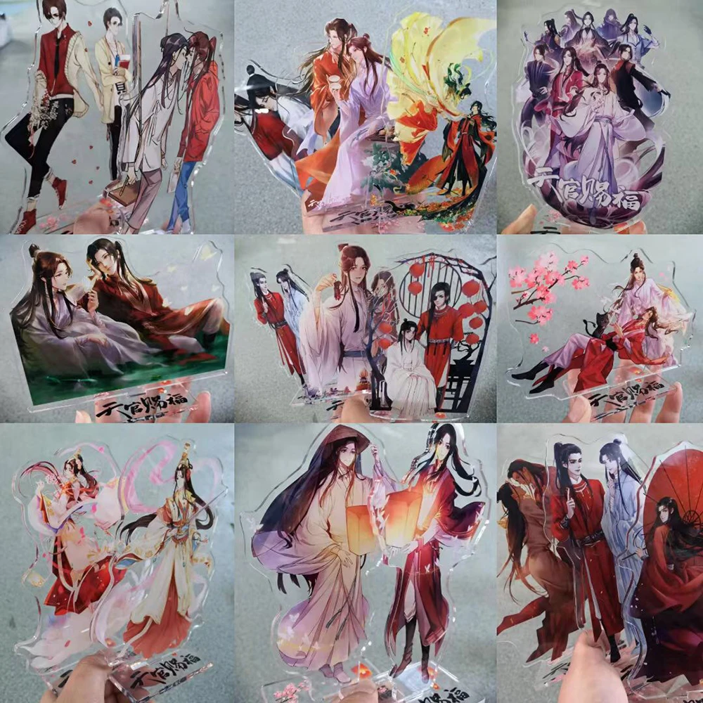 Статуэтка с подставкой аниме Tian Guan Ci Fu Xielian Huacheng статуэтка украшение для стола