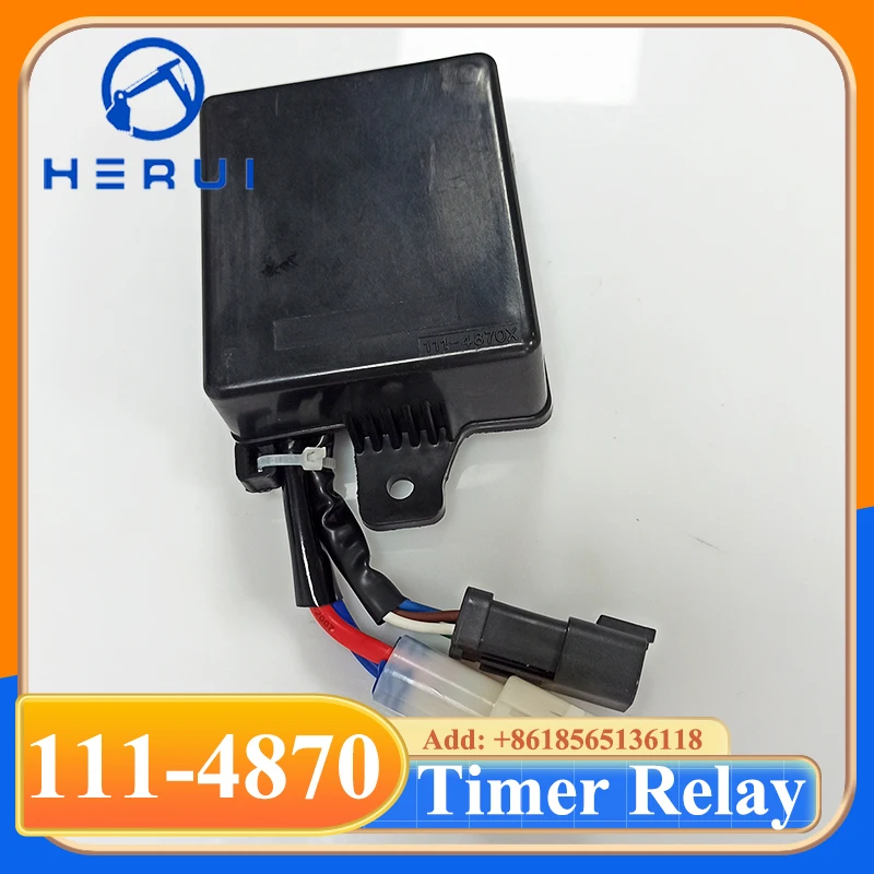Реле таймера 111-4870 1114870 двигателя для экскаватора 311B 312B L 3046.