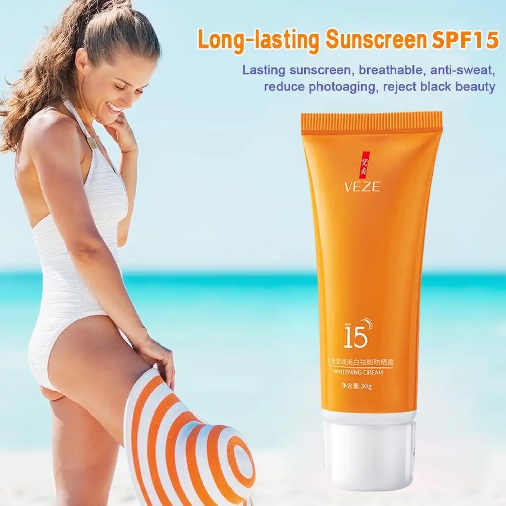 

Sunscreen Summer Sunscreen And Whitening Cream Moisturizing Sunscreen Face And Body Barrier Cream Uv Protection SPF15/SPF35