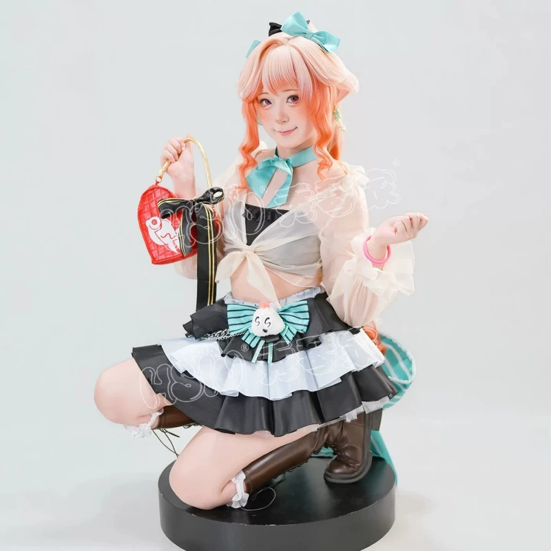 Фото Костюм для косплея Haruka из игры Arknights, женский, тематический наряд «Весеннее путешествие», для Хэллоуина, вечеринок, ролевых игр №4