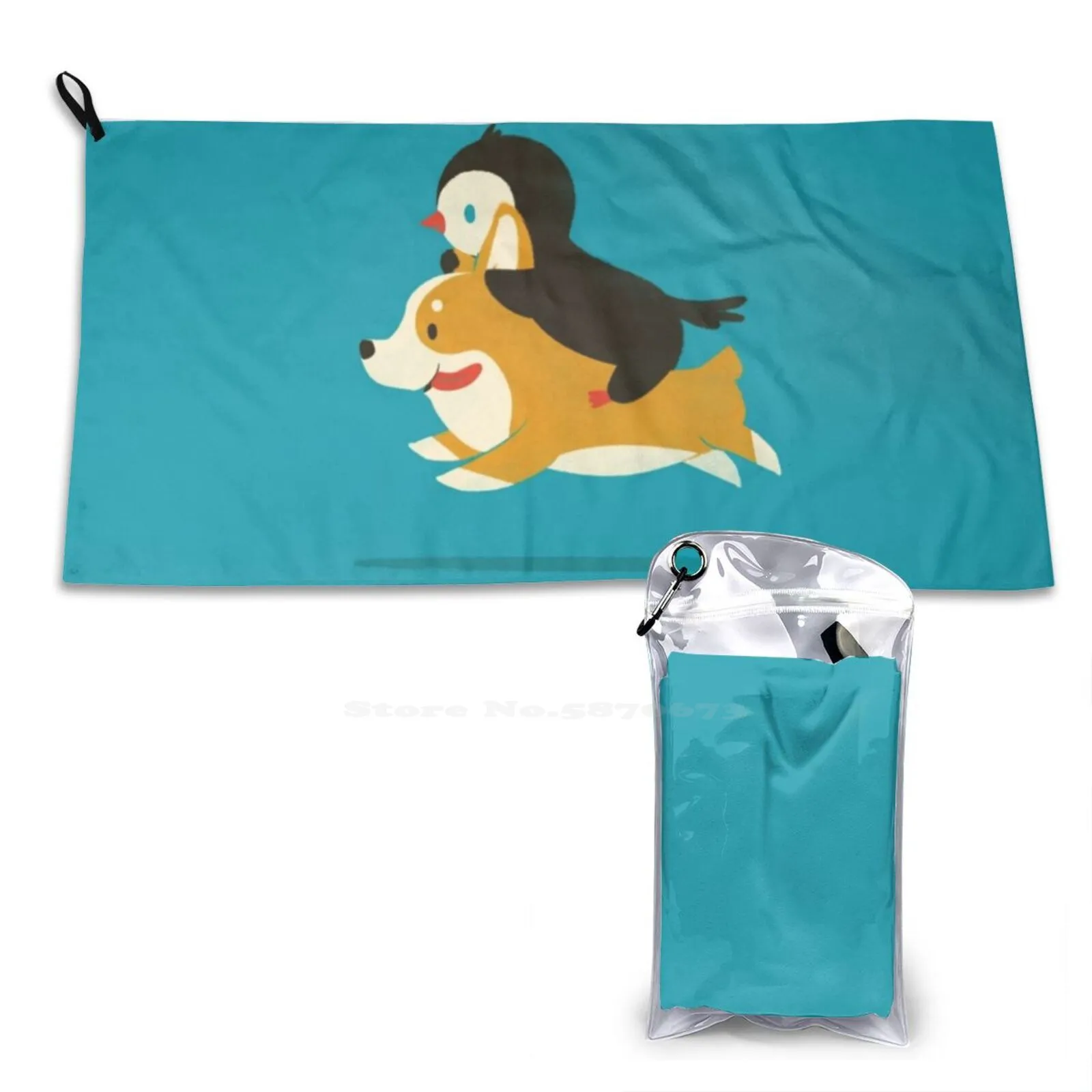 Corgi Penguin Enthusiasm Cute Buddies