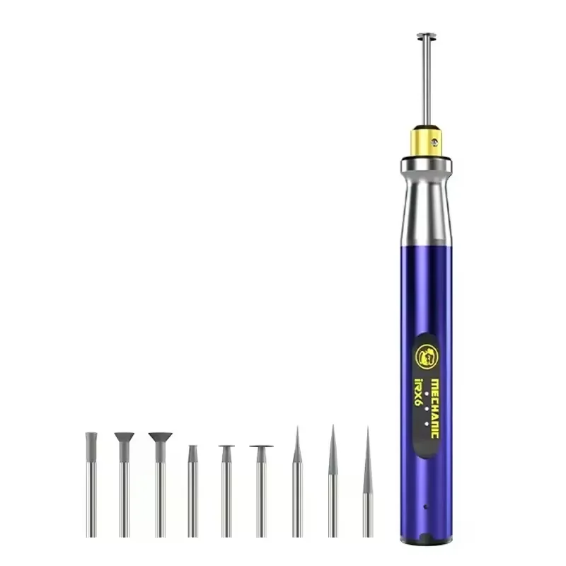 

Механическая ручка для полировки чипов GDR2, ручной инструмент для полировки микросхем, мини-электрическая шлифовальная машина для резьбы по чипу для ремонта мобильных телефонов