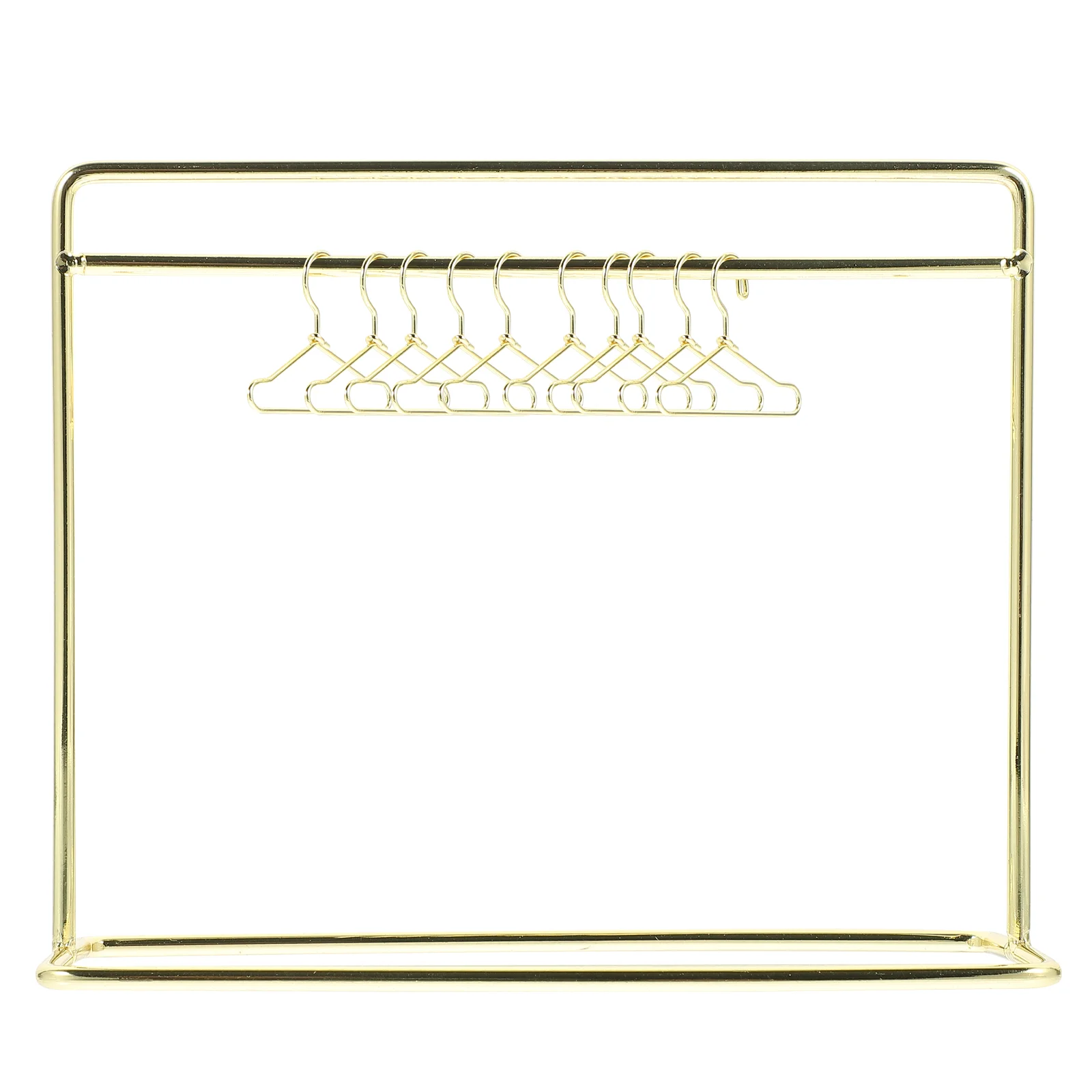 

Rack Hangers Clothes Miniature Accessories Hanger Dress Furniture Closet House Garment Clothing Miniwardrobe Apparel Holder
