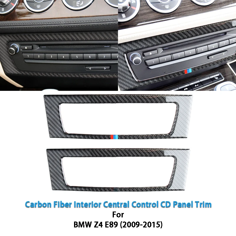 

Carbon Fiber Car Interior Center Control CD Panel Frame Cover Sticker Trim Car Styling For BMW Z4 E89 2009-2015 Auto Accessories