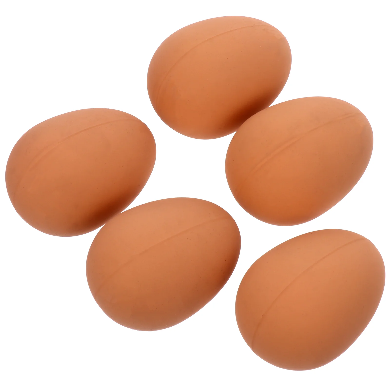 5 шт. имитация яиц писклявые жевательные шарики для собак плотные игрушки кусания