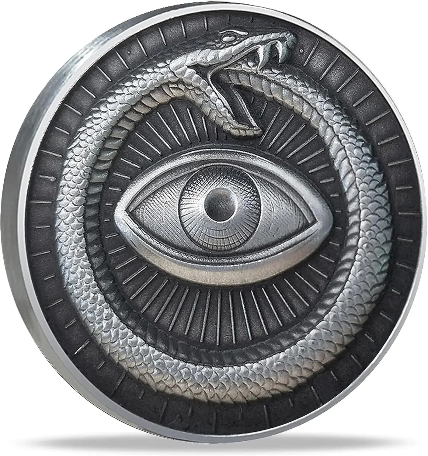 

Счастливая монета Ouroboros из металла