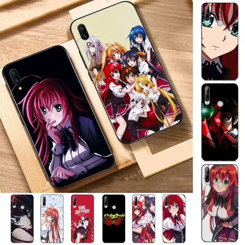 

LVTLV Akeno Rias Gremory High School Dxd Phone Case for Huawei Y 6 9 7 5 8s prime 2019 2018 enjoy 7 plus