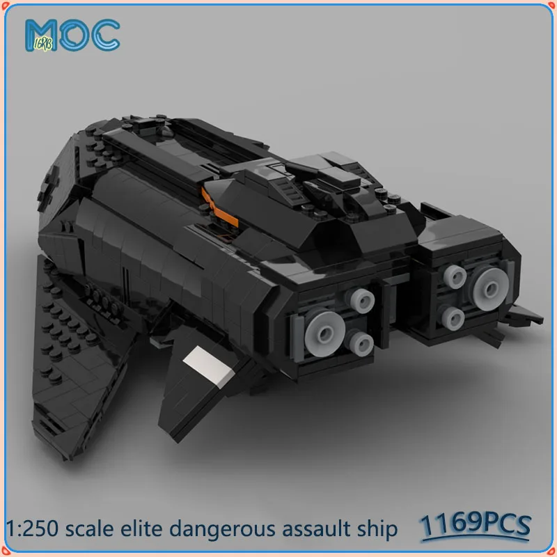 Фото Модель элитного штурмового корабля MOC в масштабе 1:250, конструктор DIY, развивающие космические игрушки, подарки, 1169 деталей №4