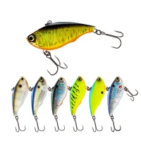 vibration fishing lure 10g5 5cm swim saltwater ice fishing plastic artificial bait spinner tackles 3d eyes laser