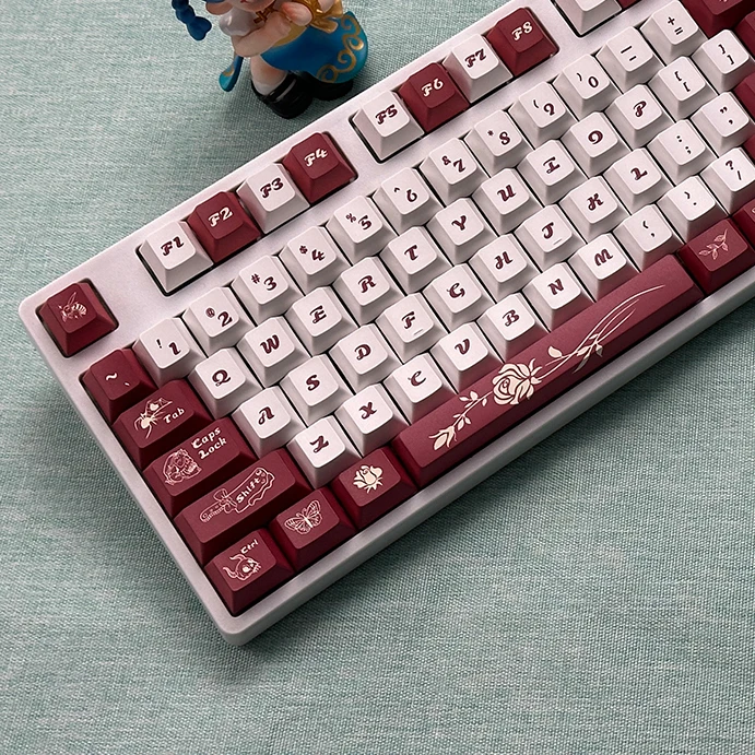 Оригинальные механические колпачки клавиатуры QX3 все двухсторонние