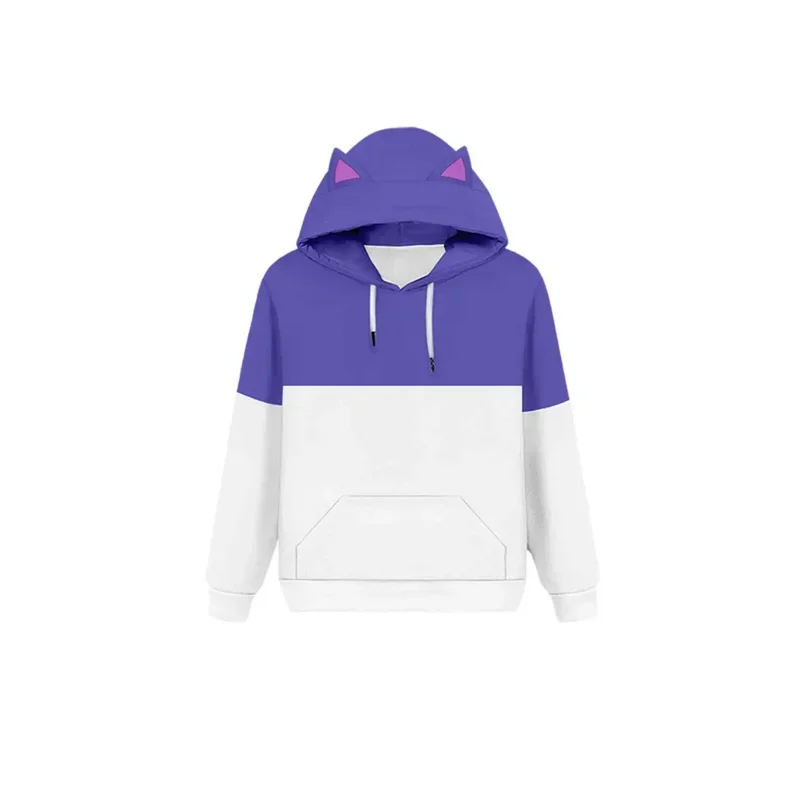 Аниме мультфильм Сова Косплей Дом 3 толстовка с кошачьими ушками King женский