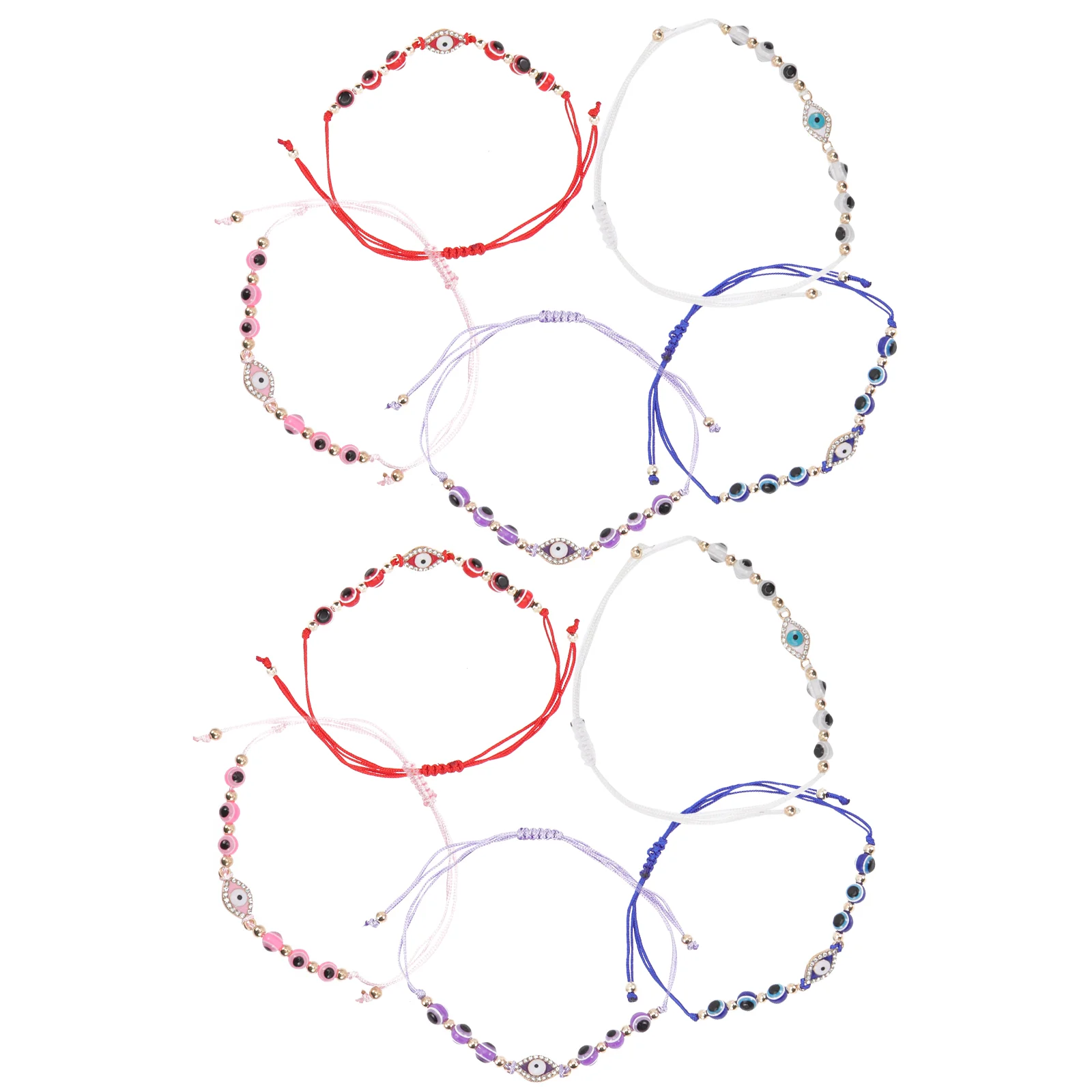 

12pcs Evil Eye Bracelets Women Bracelets Jewelry Women's Locketss for Women